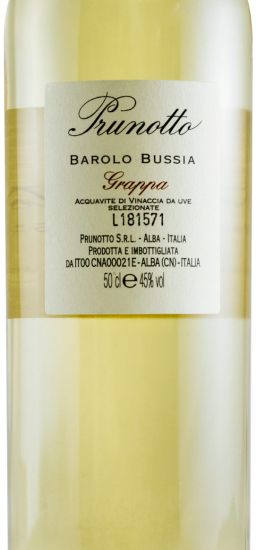 Grappa Prunotto Barolo Bussia 50cl