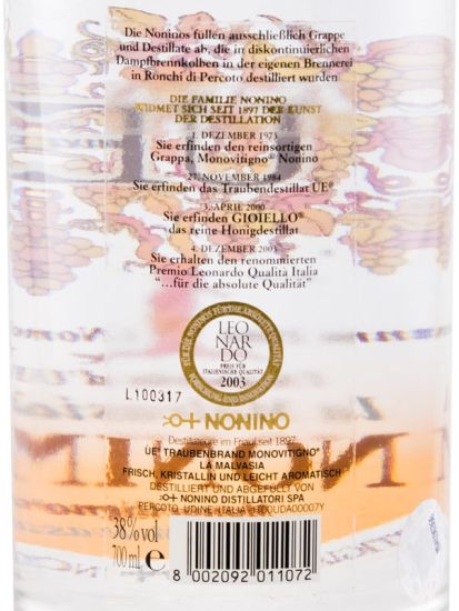 Grappa Nonino ÙE Monovitigno la Malvasia