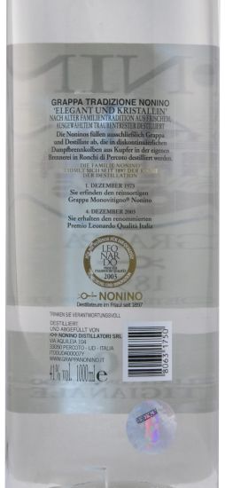 Grappa Nonino Tradizionale 1L