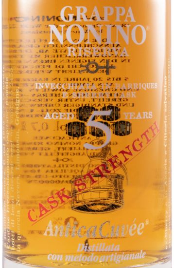 Grappa Nonino Antica Cuvée Cask Strength Riserva 5 years