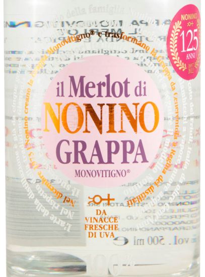 Grappa Nonino Merlot 50cl