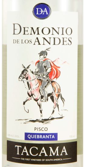 Aguardente Pisco Demonio de Los Andes Quebranta