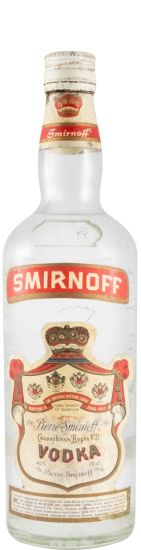 Vodka Smirnoff Red (rótulo antigo)