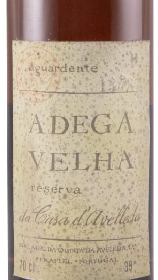 Aguardente Vínica Adega Velha Reserva (garrafa antiga)