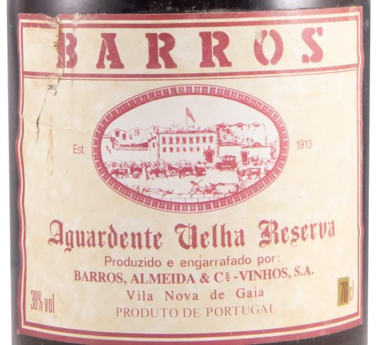 Aguardente Vínica Barros Velha Reserva