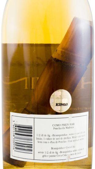 Sugarcane Spirit Madeira Branquinha 95cl