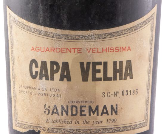 Aguardente Vínica Sandeman Capa Velha Velhíssima