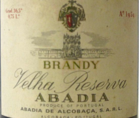 1959 Brandy Abadia Velha Reserva 75cl