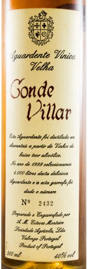 Aguardente Vínica Conde Villar Velha 50cl