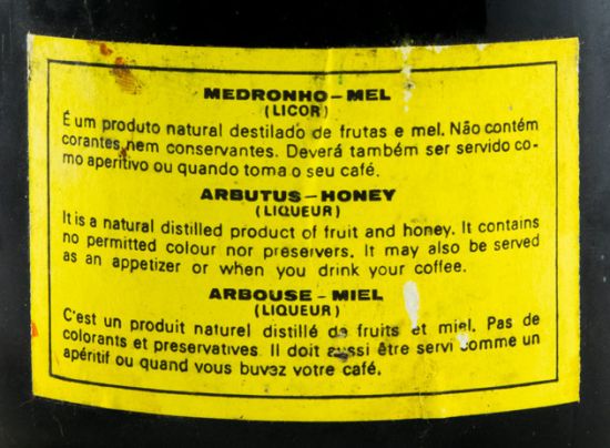 Aguardente de Medronho Glu-Mel c/Mel 76cl