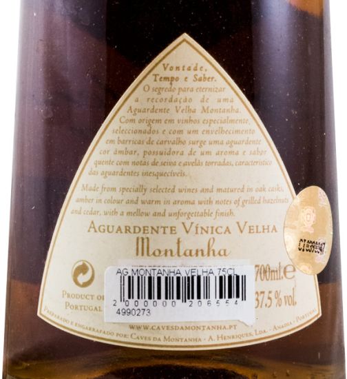 Wine Spirit Montanha Velha 75cl