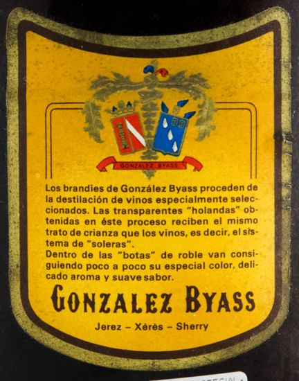 Brandy Insuperable Especial Gonzalez Byass