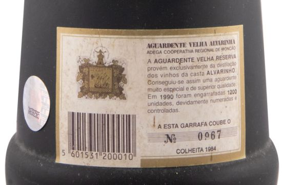 Aguardente Alvarinha Velha Reserva 75cl