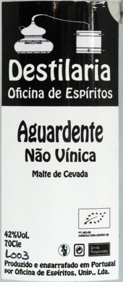 Aguardente Não Vínica Oficina de Espíritos