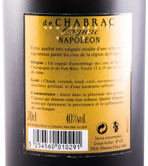Cognac de Chabrac Napoleon