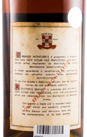 Brandy Monterreis 5 Estrelas 75cl
