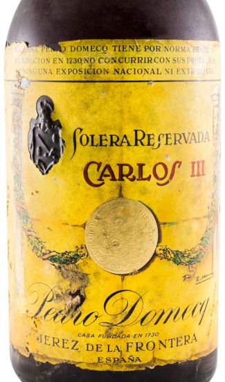 Brandy Carlos III Solera Reservada Pedro Domecq 3L