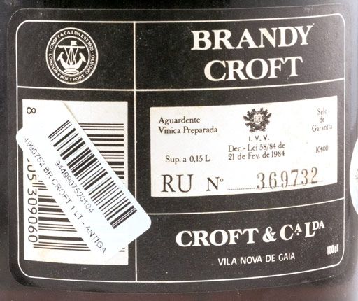 Brandy Croft (former bottle) 1L