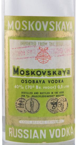 Vodka Moskovskaya 50cl