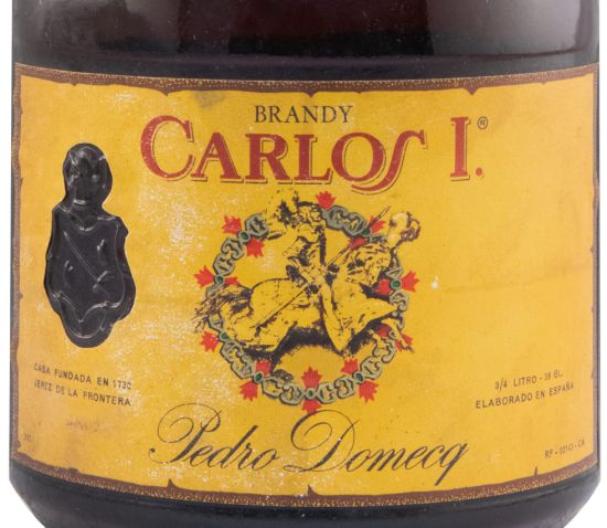 Brandy Pedro Domecq Carlos I Solera Especial (low bottle) 75cl