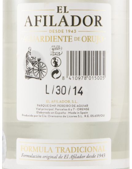 Spirit de Orujo El Afilador 40cl