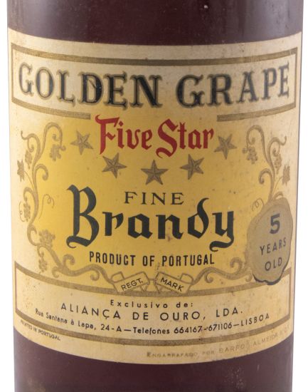 Brandy Aliança de Ouro Golden Grape 5 years
