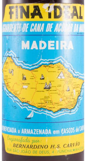 Aguardente de Cana-de-Açúcar da Madeira Fina Ideal 93cl