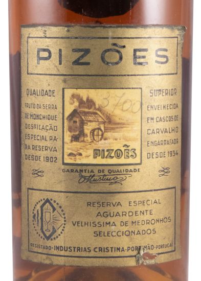 Aguardente de Medronho Pizões Reserva Especial (rolha de cortiça) 75cl