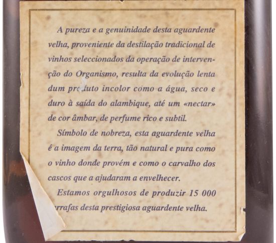 Aguardente Vínica IVV Reserva 25 anos