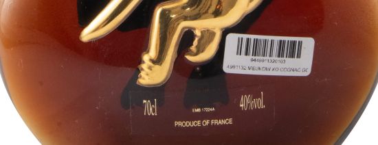 Cognac Meukow XO Gold Panther (garrafa antiga)