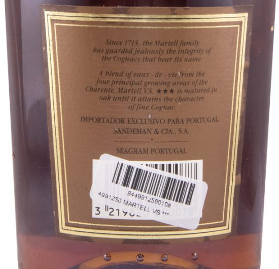 Cognac Martell VS 3 Estrelas