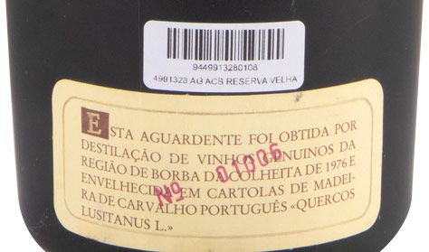 Aguardente Vínica ACB Reserva Velha 75cl