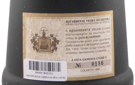Aguardente Vínica Alvarinha Velha Fine VSOP