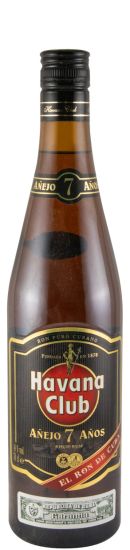 Rum Havana Club 7 anos (rótulo antigo)