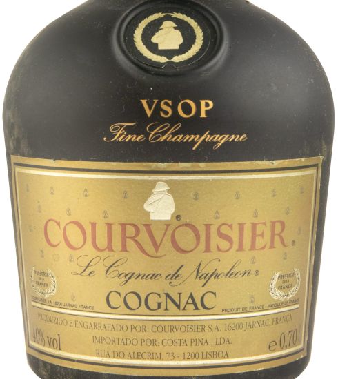 Cognac Courvoisier VSOP c/Suporte (rótulo dourado)