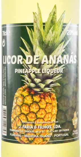 Pinapple Liqueur J. Faria & Filhos