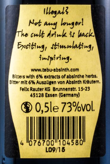 Absinth Tabu Strong 50cl