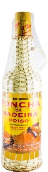 Poncha da Madeira Poiso (garrafa empalhada)