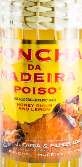 Poncha da Madeira Poiso (garrafa empalhada)