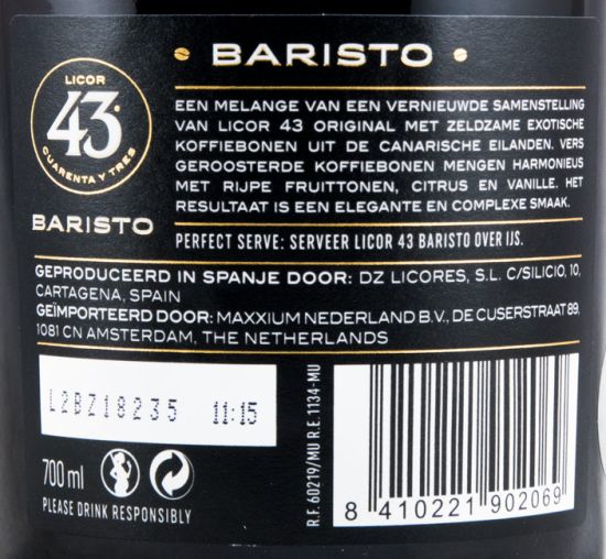 Licor 43 Baristo