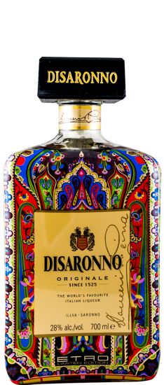 Disaronno Amaretto Wears Etro w/ glasses