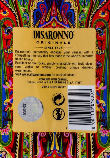 Disaronno Amaretto Wears Etro w/ glasses
