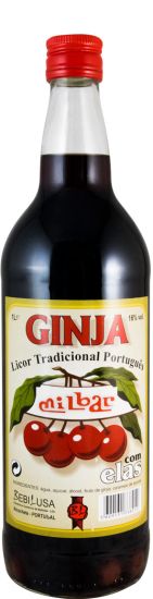 Licor de Ginja Milbar (com fruto) 1L