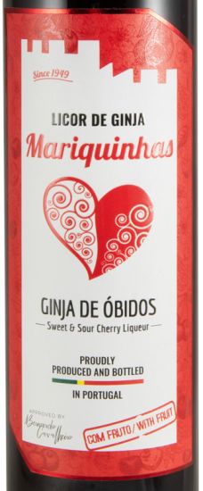 Licor de Ginja Mariquinhas (com fruto)