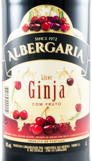 Licor de Ginja Albergaria (com fruto) 1L