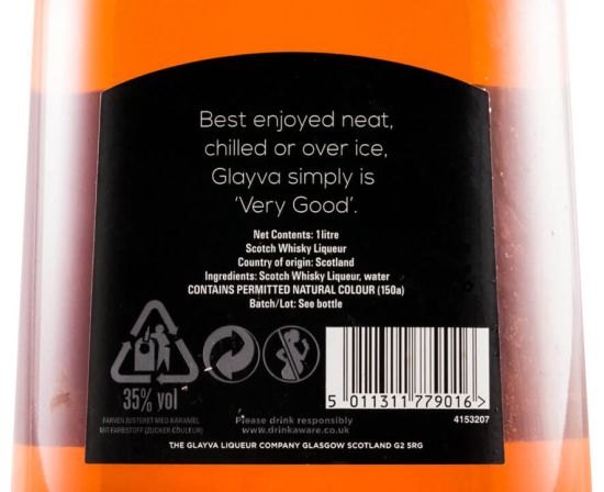 Licor de Whisky Glayva 1L
