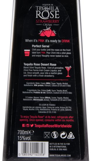 Licor Tequila Rose