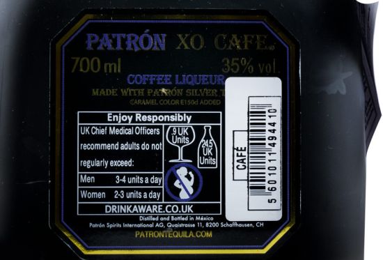 Licor de Tequila Patrón XO Cafe