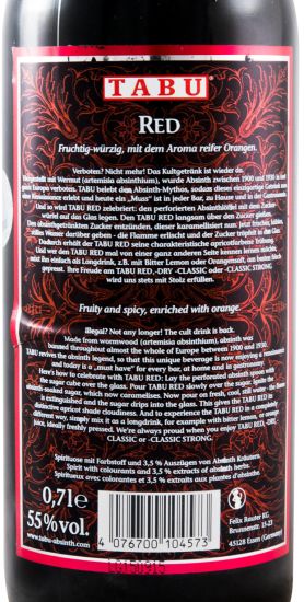 Absinth Tabu Red