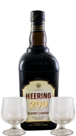 Cherry Heering 200 years w/Glasses